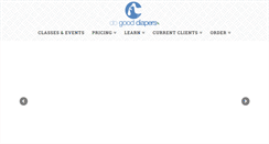 Desktop Screenshot of dogooddiapers.com