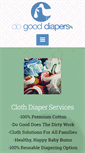 Mobile Screenshot of dogooddiapers.com